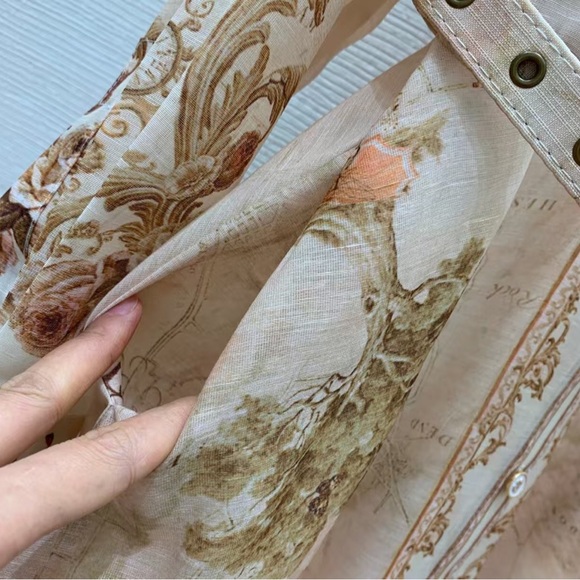 Zimmermann Memento Buttoned Mini Dress - Picture 6 of 9